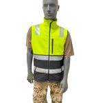 Li3 Softshell Warnschutzweste Pro Men gelb/schwarz