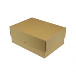 WP-Stülpdeckelkarton 1-wellig 390x270x11 mm braun Fefco 0422 Qual. 1.30e 2-teilig