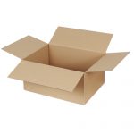 WP-Faltkarton 1-wellig 380x250x200 mm braun Fefco 0201 Qual. 1.20B