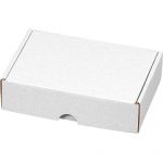 WP-Maxibriefkarton 1-wellig 225x155x45 mm weiß Fefco 0201 Qual. 1.20E