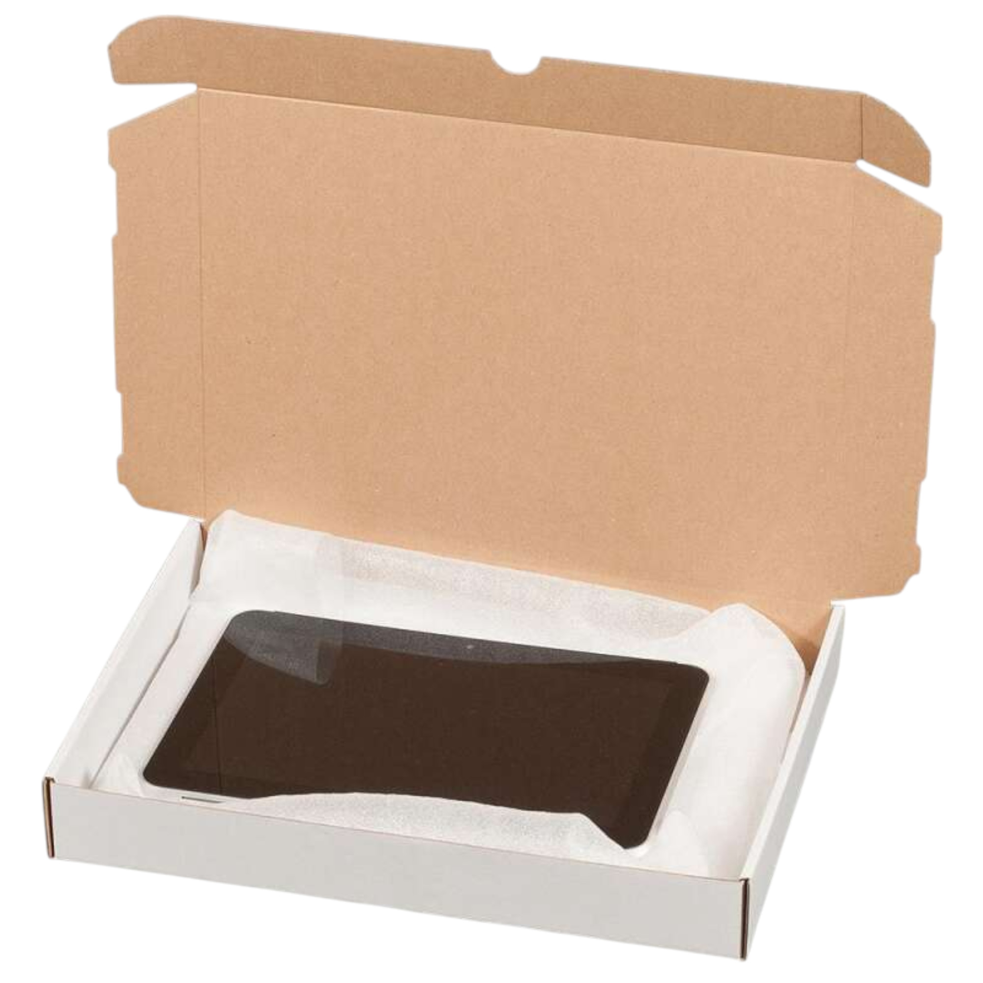 60002854_1-jpg-3 WP-Maxibriefkarton 1-wellig 330x242x45 mm weiß Fefco 0201 Qual. 1.20E – Bild 1