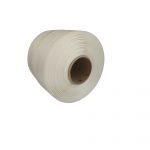 Textil Umreifungsband 19 mm x 250 lfm. Rolle Kern 60 mm weiß – Bild 4