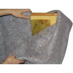 Allzweckdecke Umzugsdecke 1,3 x 2 m anthrazit grau – Bild 2