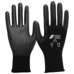 Nitras 6215 Nylonhandschuhe schwarz Größe 11 – Bild 2
