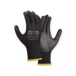 Texxor 2404 Polyester-Strickhandschuhe mit Polyurethan-Beschichtung