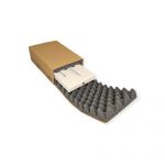 Quickbox Basic QB4 braun 250 x 140 x 80 mm mit PUR-Noppenschaumstoff
