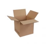 WP-Faltkarton 2-wellig 300x300x300 mm braun Fefco 0201 Qual. 2.30BC